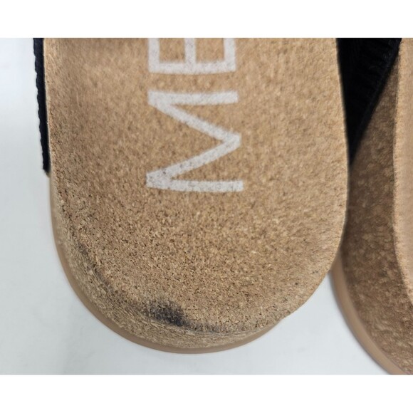 MESSAGE Henning Mules Clogs Black Minimalist Recovery Cork Vegan EU 39 US 8, 8.5 - Picture 10 of 12